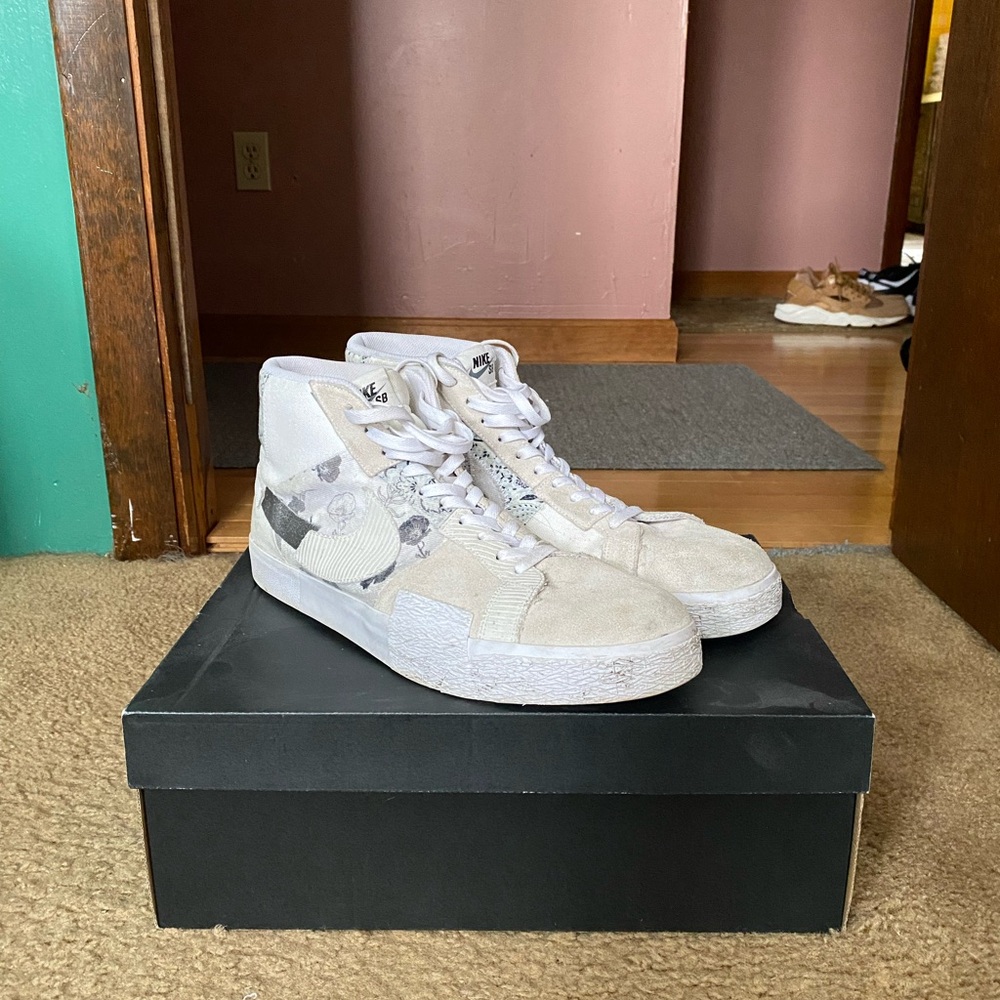 Nike White Blazer high tops
